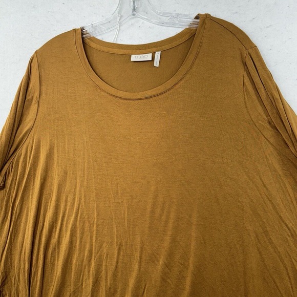 LOGO Lori Goldstein Soft Jersey Knit Women’s Plus Size 2X Tunic Top Side Slits - Picture 8 of 9